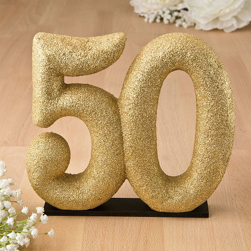 Figura tarta Bodas de Oro, 50 aniversario, personalizada
