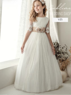 FIRST HOLY COMMUNION DRESS - STYLE V171