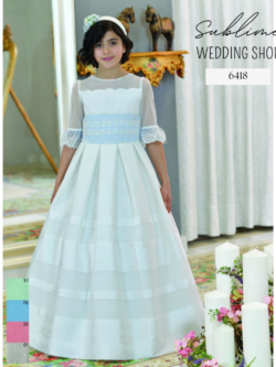 FIRST HOLY COMMUNION DRESS - 6418