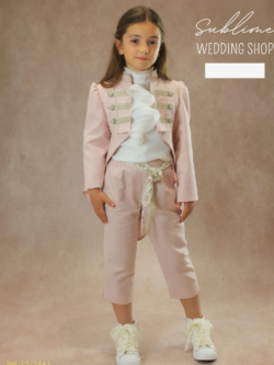 GIRL FIRST HOLY COMMUNION TAIL SUIT